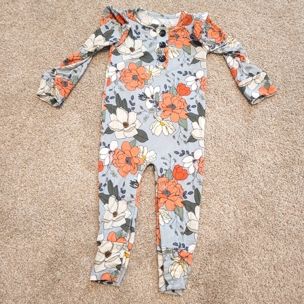 Gigi & Max Baby Girl Floral One Piece Size 24 Months